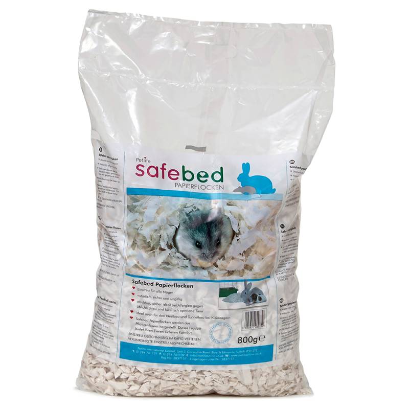Petlife Safebed Papierflocken - 800 g Petlife Safebed Papierflocken - 800 g von Safebed
