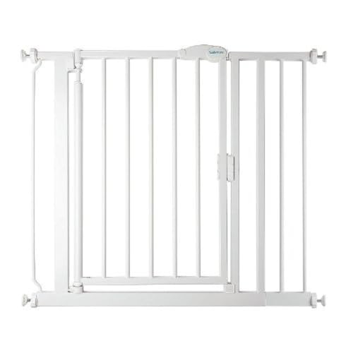 Safetots Druckmontage Selbstschließendes Treppengitter, 89.4cm - 96.4cm, Weiß, Automatisch Schließendes Babygitter, Sicherheitsbarriere für Kleinkinder, Einfache Installation Safetots Druckmontage Selbstschließendes Treppengitter, 89.4cm - 96.4cm, Weiß, Automatisch Schließendes Babygitter, Sicherheitsbarriere für Kleinkinder, Einfache Installation von Safetots