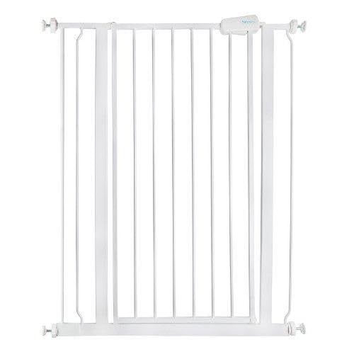 Safetots Extra Hohes Hundegitter, 81.4cm - 89cm, Weiß, Extra Hoch 104cm in der Höhe, Druckbefestigung Hundegitter, Barrière Einfache Installation Safetots Extra Hohes Hundegitter, 81.4cm - 89cm, Weiß, Extra Hoch 104cm in der Höhe, Druckbefestigung Hundegitter, Barrière Einfache Installation von Safetots