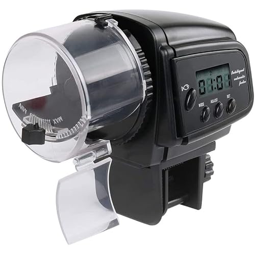 Automatischer Fischfutterautomat, automatischer Aquarium-Fischfutterautomat, Aquarium-Tank-Timer-Futterspender, digitaler LCD-Autofutterspender, automatischer Timer-Fischfutterspender Automatischer Fischfutterautomat, automatischer Aquarium-Fischfutterautomat, Aquarium-Tank-Timer-Futterspender, digitaler LCD-Autofutterspender, automatischer Timer-Fischfutterspender von SagaSave