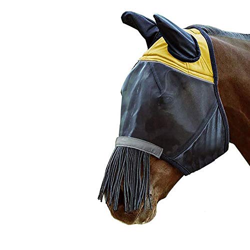 SagaSave Fliegenschutzmaske mit Nasen- und Ohrenschutz für Pferd von SagaSave