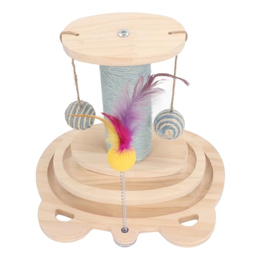 Kratzbaum für Katzen, Indoor-Kätzchentraining, Interaktives Spielzeug, Aktivitätszentrum, Zubehör für Kleine Katzen, Baumkletterturm Kratzbaum für Katzen, Indoor-Kätzchentraining, Interaktives Spielzeug, Aktivitätszentrum, Zubehör für Kleine Katzen, Baumkletterturm von Sahgsa