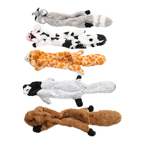 Sahgsa 5PCS Hundeplüschspielzeug, Weiches, Flauschiges Knisterpapier, Bissfestes Zahnreinigungsspielzeug für Hunde, Kauspielzeug für Hunde und Welpen Sahgsa 5PCS Hundeplüschspielzeug, Weiches, Flauschiges Knisterpapier, Bissfestes Zahnreinigungsspielzeug für Hunde, Kauspielzeug für Hunde und Welpen von Sahgsa