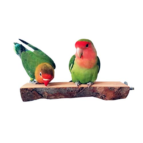 Tolles Korksitzbrett Hängen Barsch Spielzeug Vogelkäfig Zubehör für Nymphensittich und Papagei, 2 STÜCKE von Sahgsa