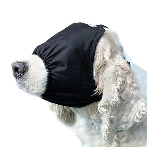 SaiDuoDuo Hund beruhigende Kappe Augenmaske, Nylon Shading Cat Collar Maulkorb, einstellbare atmungsaktive Bulldogge Maulkorb,Schwarz,M SaiDuoDuo Hund beruhigende Kappe Augenmaske, Nylon Shading Cat Collar Maulkorb, einstellbare atmungsaktive Bulldogge Maulkorb,Schwarz,M von SaiDuoDuo