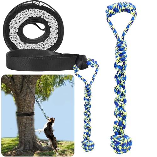 SailStart Hundespielzeug zum Aufhängen, Bungee-Zerrspielzeug, interaktives Seil für Pitbull, langlebig, einziehbar, Kauseil SailStart Hundespielzeug zum Aufhängen, Bungee-Zerrspielzeug, interaktives Seil für Pitbull, langlebig, einziehbar, Kauseil von SailStart