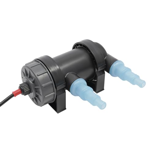Aquarium UV-Lampe 5W UV-Sterilisator mit Sicherheitsgehäuse, Externem Stromadapter, 350L/h Durchfluss wasserdichte Sterilisationslampe 14/20/26mm Algenvernichter für Aquarium Fischtank Teich Aquarium UV-Lampe 5W UV-Sterilisator mit Sicherheitsgehäuse, Externem Stromadapter, 350L/h Durchfluss wasserdichte Sterilisationslampe 14/20/26mm Algenvernichter für Aquarium Fischtank Teich von SailorMoon