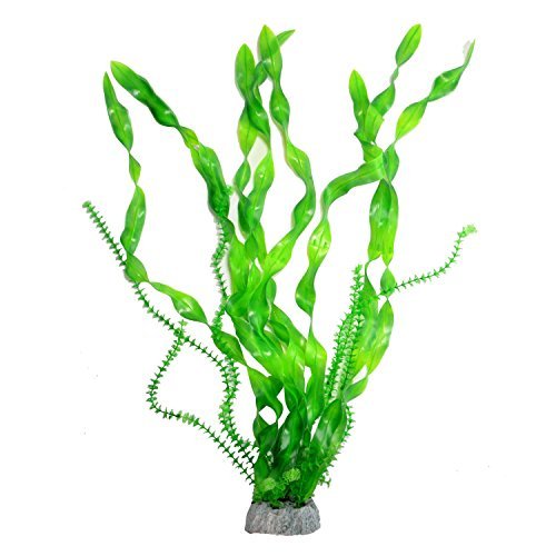 Saim Aquarium-Pflanzen, künstlich, grün, Kunststoff, dekorativ, lange Blätter, Graspflanze für Aquarium, 66,4 cm von Saim