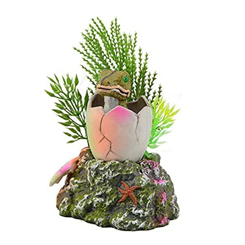 Saim Baby Dinosaur Hatching out Aquarium Ornament Fish Tank Decoration by Aquarium Ornament von Saim