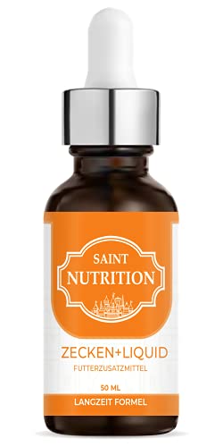 Saint Nutrition NEU Zeckenschutz – hochwirksames Zecken Oil für Hunde und Katzen - natürlicher Schutz für Ihr Haustier – Sofortwirkung von Saint Nutrition