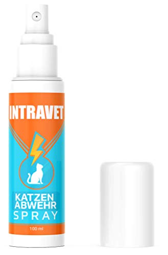 Saint Nutrition Intravet by Katzen ABWEHR Spray für Innen und Außen – Katzenfernhaltespray – Kater hau ab – STOPP bleib Weg von Saint Nutrition