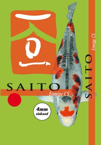 Saito Energy CS Sinkfutter für Koi, professionelles langsam sinkendes Koifutter für eine optimale Ernährung der Koikarpfen mit wertvollen arktischen Fischmehlen und Fischölen, Energiefutter für Koi bei niedrigen Wassertemperaturen 15kg, 4mm sinkende Koipellets Saito Energy CS Sinkfutter für Koi, professionelles langsam sinkendes Koifutter für eine optimale Ernährung der Koikarpfen mit wertvollen arktischen Fischmehlen und Fischölen, Energiefutter für Koi bei niedrigen Wassertemperaturen 15kg, 4mm sinkende Koipellets von Saito Energy CS