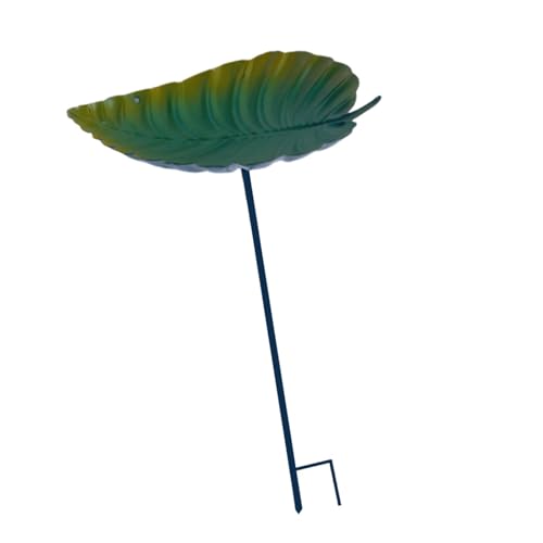 Saiyana Blattform Outdoor Vogelbad Winterdorme Haltbarkeit Gartendekoration Futterhäuschen Für Wilde Vögel Für Naturliebhaber von Saiyana