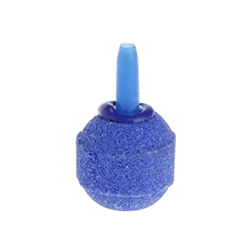 Saiyana Luftstein Bubbler Aquarium Fisch für Aquarium Zubehör Kugel Mineralsteine Diffusor für 05/32 Zoll Schlauch ID Aquarium Heizung Lichtthermometer Kies Sand Dekorationen von Saiyana