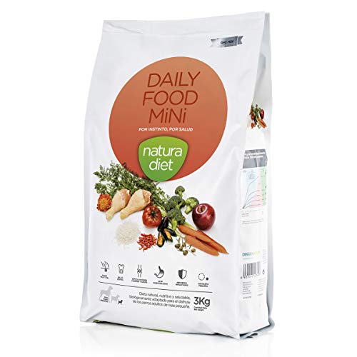 Natura Diet Trockenfutter für Hunde, Erhaltung von Mini-Rassen, 3000 g von Sakioo