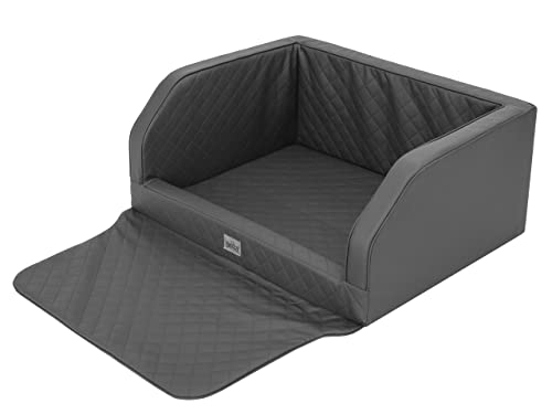 Sales Core Haustier-Reisebett, perfekt für den Kofferraum eines Autos, mit Autoschutzmaterial und hohen Seiten. Multifunktionales Haustierbett mit Schutzdecke. von Sales Core