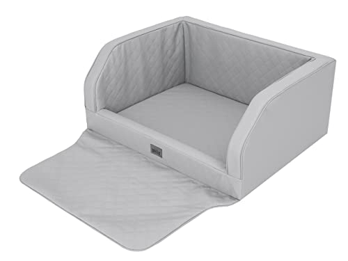 Sales Core Hundeautositz Hundebox Hundebett Transportboxen Hundebett - Asche Öko-Leder - XXL: 100 x 80 x 39 cm Kofferraumschutz Schutzmatte Transportbox Hundedecke Hundetransportbox Sales Core Hundeautositz Hundebox Hundebett Transportboxen Hundebett - Asche Öko-Leder - XXL: 100 x 80 x 39 cm Kofferraumschutz Schutzmatte Transportbox Hundedecke Hundetransportbox von Sales Core