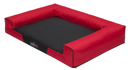 Sales Core Hundebett Katzenbett Hundedecke Schlafplätze - XL: 100 x 65 x 17 cm, Rot + Schwarz - Hundekissen für Kleine und Große Tiere Hundekorb Dog Bed Hundesofa Sales Core Hundebett Katzenbett Hundedecke Schlafplätze - XL: 100 x 65 x 17 cm, Rot + Schwarz - Hundekissen für Kleine und Große Tiere Hundekorb Dog Bed Hundesofa von Sales Core