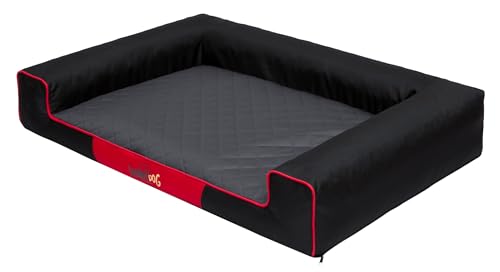 Sales Core Hundebett Katzenbett Hundedecke Schlafplätze - L: 80 x 55 x 17 cm, Schwarz + Graphit - Hundekissen für Kleine und Große Tiere Hundekorb Dog Bed Hundesofa Sales Core Hundebett Katzenbett Hundedecke Schlafplätze - L: 80 x 55 x 17 cm, Schwarz + Graphit - Hundekissen für Kleine und Große Tiere Hundekorb Dog Bed Hundesofa von Sales Core