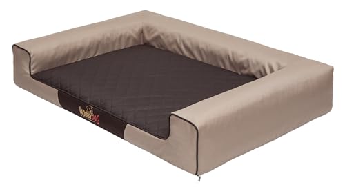 Sales Core Hundebett Katzenbett Hundedecke Schlafplätze - XXL: 118 x 78 x 20 cm, Beige + Braun - Hundekissen für Kleine und Große Tiere Hundekorb Dog Bed Hundesofa Sales Core Hundebett Katzenbett Hundedecke Schlafplätze - XXL: 118 x 78 x 20 cm, Beige + Braun - Hundekissen für Kleine und Große Tiere Hundekorb Dog Bed Hundesofa von Sales Core