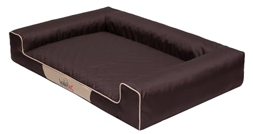 Sales Core Hundebett, Hundeliege mit abnehmbarem Bezug, leicht zu reinigen und für alle Rassen geeignet. Ergonomisches Hundesofa mit vergrößerten Seiten für besseren Hundekomfort. von Sales Core