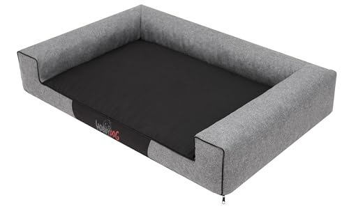 Sales Core Hundebett Katzenbett Hundedecke Schlafplätze - L: 80 x 55 x 17 cm, Ecolen Graphit + Schwarz - Hundekissen für Kleine und Große Tiere Hundekorb Dog Bed Hundesofa Sales Core Hundebett Katzenbett Hundedecke Schlafplätze - L: 80 x 55 x 17 cm, Ecolen Graphit + Schwarz - Hundekissen für Kleine und Große Tiere Hundekorb Dog Bed Hundesofa von Sales Core