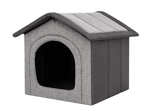 Hundehöhle Hundehütte Hundebett Hundebox - Hellgrau + Graphit - R5: 60 x 70 x 63 cm - Indoor/Outdoor Katzenhütte Hundehaus Hundestrandkorb Hundekorb Hundehöhle Hundehütte Hundebett Hundebox - Hellgrau + Graphit - R5: 60 x 70 x 63 cm - Indoor/Outdoor Katzenhütte Hundehaus Hundestrandkorb Hundekorb von Sales Core