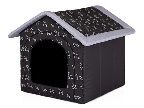 Sales Core Hundehöhle Hundehütte Hundebett Hundebox - R1: 32 x 38 x 38 cm -Schwarz mit weißen Hunden - Indoor/Outdoor Katzenhütte Hundehaus Hundestrandkorb Hundekorb Sales Core Hundehöhle Hundehütte Hundebett Hundebox - R1: 32 x 38 x 38 cm -Schwarz mit weißen Hunden - Indoor/Outdoor Katzenhütte Hundehaus Hundestrandkorb Hundekorb von Sales Core