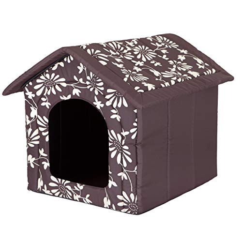 Sales Core Hundehöhle Hundehütte Hundebett Hundebox - R2: 38 x 44 x 45 cm -Braun mit Blumen - Indoor/Outdoor Katzenhütte Hundehaus Hundestrandkorb Hundekorb Sales Core Hundehöhle Hundehütte Hundebett Hundebox - R2: 38 x 44 x 45 cm -Braun mit Blumen - Indoor/Outdoor Katzenhütte Hundehaus Hundestrandkorb Hundekorb von Sales Core