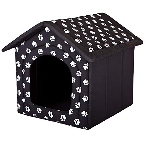 Sales Core Hundehöhle Hundehütte Hundebett Hundebox - R5: 60 x 70 x 63 cm -Schwarz mit Hundepfoten - Indoor/Outdoor Katzenhütte Hundehaus Hundestrandkorb Hundekorb Sales Core Hundehöhle Hundehütte Hundebett Hundebox - R5: 60 x 70 x 63 cm -Schwarz mit Hundepfoten - Indoor/Outdoor Katzenhütte Hundehaus Hundestrandkorb Hundekorb von Sales Core