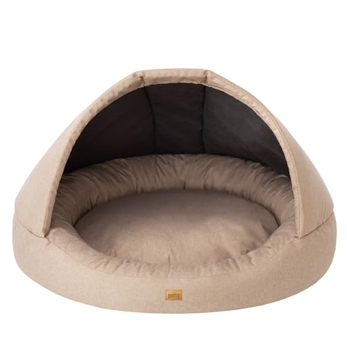 Sales Core Hundehöhle Hundehütte Hundebett Hundehütte -R2: ⌀100 cm x 62 cm - Beige, Große und Kleine Hunde Hundeliege Hundesofa Hundekissen Hundekorb Höhlenbett Sales Core Hundehöhle Hundehütte Hundebett Hundehütte -R2: ⌀100 cm x 62 cm - Beige, Große und Kleine Hunde Hundeliege Hundesofa Hundekissen Hundekorb Höhlenbett von Sales Core