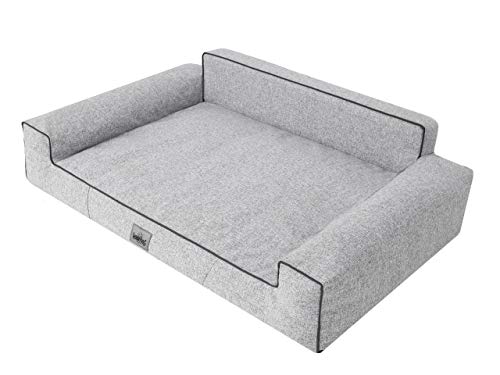 Sales Core Hundeliege Hundesofa Hundebett Hundebox Hundedecke - Aschefarbe, XXL: 116 x 78 x 28 cm, Inari-Stoff, Kleine Mittelgroße Große Hundekissen Schlafplätze Sales Core Hundeliege Hundesofa Hundebett Hundebox Hundedecke - Aschefarbe, XXL: 116 x 78 x 28 cm, Inari-Stoff, Kleine Mittelgroße Große Hundekissen Schlafplätze von Sales Core