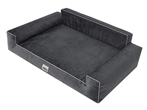 Sales Core Hundeliege Hundesofa Hundebett Hundebox Hundedecke - Schwarz, XXL: 116 x 78 x 28 cm, Fancy-Stoff, Kleine Mittelgroße Große Hundekissen Schlafplätze Sales Core Hundeliege Hundesofa Hundebett Hundebox Hundedecke - Schwarz, XXL: 116 x 78 x 28 cm, Fancy-Stoff, Kleine Mittelgroße Große Hundekissen Schlafplätze von Sales Core