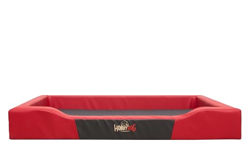 Sales Core Hundebett Abwaschbar Orthopädisch Hundekissen Hundematratze - XXL: 120 x 80 x 16 cm, Rot + Schwarz - Wasserdicht Hundecouch Hundeplatz für Kleine, Mittelgroße und Große Hunde Sales Core Hundebett Abwaschbar Orthopädisch Hundekissen Hundematratze - XXL: 120 x 80 x 16 cm, Rot + Schwarz - Wasserdicht Hundecouch Hundeplatz für Kleine, Mittelgroße und Große Hunde von Sales Core