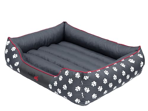 Sales Core Solides Hundebett, Hundebett mit Dicker Matratze, Hundesofa mit hohen Seiten und ausziehbarer Matratze, Bequemer Ruheplatz für Ihren Hund Sales Core Solides Hundebett, Hundebett mit Dicker Matratze, Hundesofa mit hohen Seiten und ausziehbarer Matratze, Bequemer Ruheplatz für Ihren Hund von Sales Core