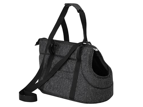 Sales Core Tasche zum Transportieren eines Hundes, Haustiers oder Einer Katze von geringer Größe. Transportbox für Haustiere. Transporttasche für Hunde M (25 x 43 x 27 cm) / Schwarz von Sales Core