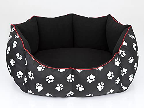 Solides achteckiges Bett, EIN einzigartiges Bett zum Ausruhen eines Hundes, EIN leicht zu reinigendes Katzenbett, EIN stilvolles Sofa für Tiere, EIN ovales Bett mit hohen Seiten. von Sales Core