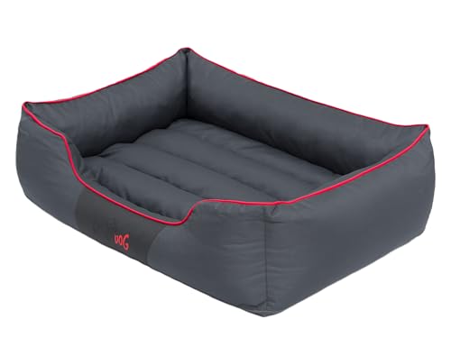 Solides und langlebiges Hundebett, Sofa für Haustiere mit ausziehbarer Matratze, Flexibles Bett mit bequemer Matratze, schmutz und kratzfestes Hundesofa. von Sales Core