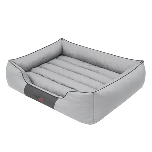 Solides und langlebiges Hundebett, Sofa für Haustiere mit ausziehbarer Matratze, Flexibles Bett mit bequemer Matratze, schmutz und kratzfestes Hundesofa. von Sales Core
