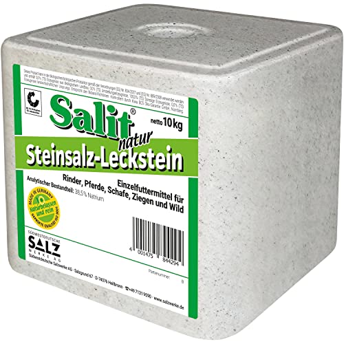 Salzleckstein Leckstein Mineralleckstein Steinsalz Salz 10kg Einzelfuttermittel Nutztiere Salzleckstein Leckstein Mineralleckstein Steinsalz Salz 10kg Einzelfuttermittel Nutztiere von Salit