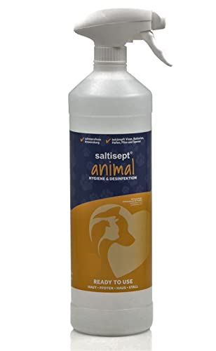 Saltisept Animal, 1Ltr. Rundflasche mit Sprühkopf von Saltisept
