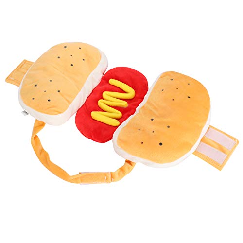 Hot-Dog-Kostüm für Hunde, Hundekleidung, Hunde-Halloween-Kostüm, Essen, Hot-Dog-Outfits, Cosplay, Baumwolle, Gelb, Halloween-Haustierkleidung für Kleine, Mittelgroße und Große Hot-Dog-Kostüm für Hunde, Hundekleidung, Hunde-Halloween-Kostüm, Essen, Hot-Dog-Outfits, Cosplay, Baumwolle, Gelb, Halloween-Haustierkleidung für Kleine, Mittelgroße und Große von Saluaqui