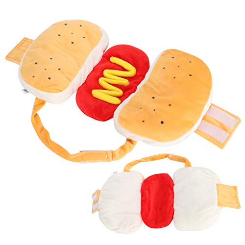 Hot-Dog-Kostüm für Hunde, Hundekleidung, Hunde-Halloween-Kostüm, Essen, Hot-Dog-Outfits, Cosplay, Baumwolle, Gelb, Halloween-Haustierkleidung für Kleine, Mittelgroße und Große Hot-Dog-Kostüm für Hunde, Hundekleidung, Hunde-Halloween-Kostüm, Essen, Hot-Dog-Outfits, Cosplay, Baumwolle, Gelb, Halloween-Haustierkleidung für Kleine, Mittelgroße und Große von Saluaqui