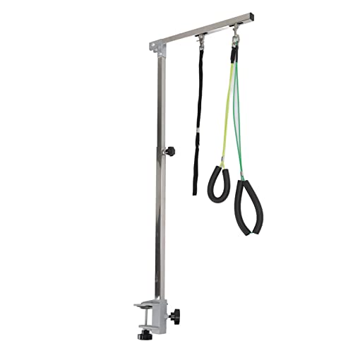 Hundepflegetisch, Hundepflegegeschirr, Pflegetisch für Hunde zu Hause, Pflegeschlaufe, Noose und No Sit Haunch-Halter, 35 Zoll, Faltbarer Hundepflegearm für Kleine und Hundepflegetisch, Hundepflegegeschirr, Pflegetisch für Hunde zu Hause, Pflegeschlaufe, Noose und No Sit Haunch-Halter, 35 Zoll, Faltbarer Hundepflegearm für Kleine und von Saluaqui