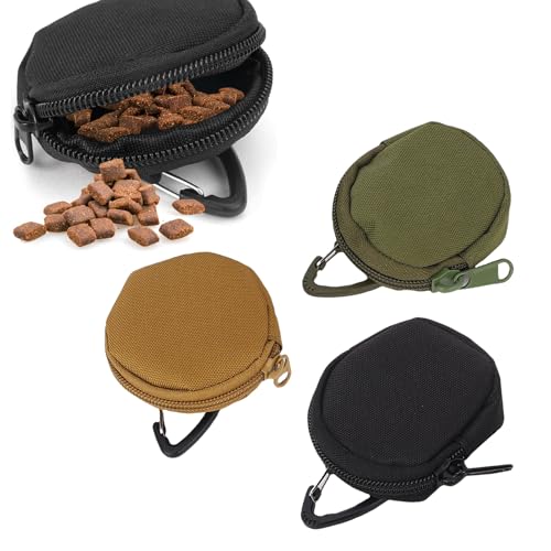 Saluaqui 3pcs Hunde Behandeln Beutel, Runde Haustier für Haustier Reißverschluss, Hundetraining Snack -Tasche für das Wanderwanderungen Saluaqui 3pcs Hunde Behandeln Beutel, Runde Haustier für Haustier Reißverschluss, Hundetraining Snack -Tasche für das Wanderwanderungen von Saluaqui