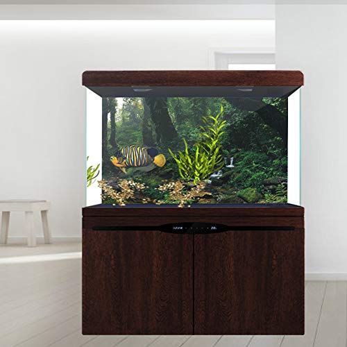 Saluaqui Aquarium-Hintergrund, PVC-Kleber, Riverway Green Woods, Aquarium-Hintergrund, Poster, Terrarium-Hintergrund, Aquarium-Hintergrund, Fisch-Tapetenaufkleber für A Saluaqui Aquarium-Hintergrund, PVC-Kleber, Riverway Green Woods, Aquarium-Hintergrund, Poster, Terrarium-Hintergrund, Aquarium-Hintergrund, Fisch-Tapetenaufkleber für A von Saluaqui