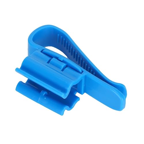 Saluaqui Aquarium Wasserrohr -Fixierungsclip -Set 5PCS Schwarzer Kunststoffwechsel Werkzeughalter für Fischtanks Einstellbare 8-16 mm Rohrklemme mit Einfachem Betrieb und Farboptionen (Blue) von Saluaqui