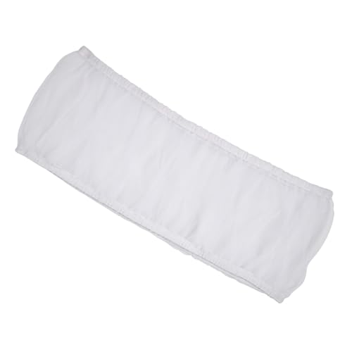 Saluaqui Beatmter Nylonvogelkäfigabdeckung mit Elastischen Design - Großer Größe, Blauer Samenfänger für Haustiervogelkäfige (White) von Saluaqui