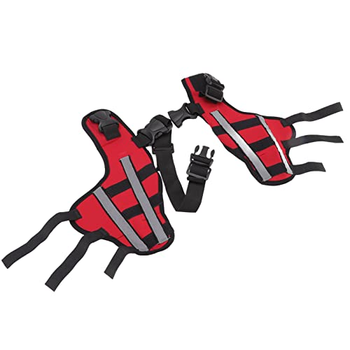 Saluaqui Dogbein -Klammer -Stütze mit Reflektierenden Streifen | Neopren Stoßdämpfer Pet Knie Pads für die Gelenkstabilität | Sicherer Hundebeinschutz für die Erholung von Verletzungen Xs (XS) von Saluaqui