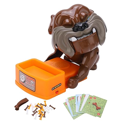 Saluaqui Fesselndes Hundebiss-Fingerspielzeug für – Kniffliges Knochendiebstahlspiel mit Interaktivem Sound – Robuster ABS-Kunststoff, Ideal für Eltern-Kind-Spaß, ab 5 Jahren von Saluaqui